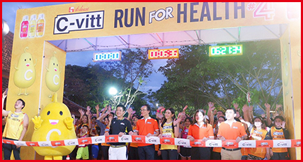 The 4th C-vitt Run For Health, To Boost Health And Build Immunity with happiness