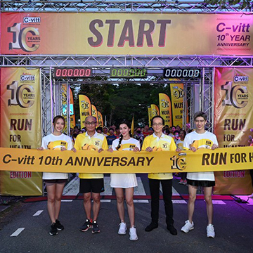 เบลล่า-ณิชา-พีพี’ แท็คทีมร่วมงาน C-vitt Run For Health 10th Anniversary